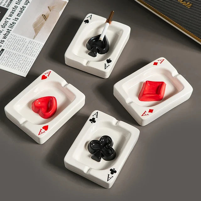 Playing Card Ash Tray