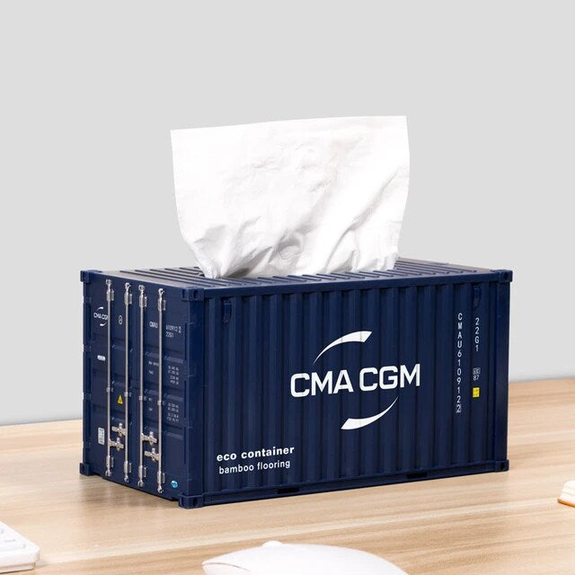 Shipping Container Tissue Box