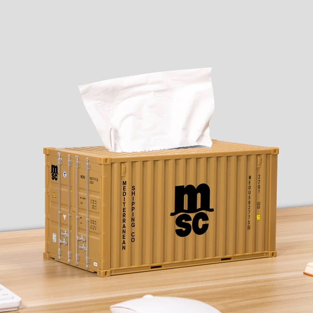 Shipping Container Tissue Box