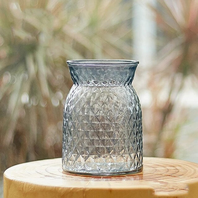 Diamond Glass Vase