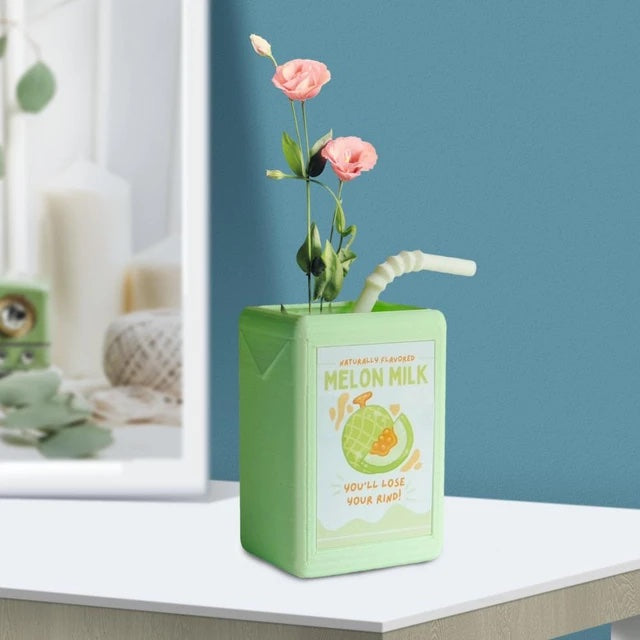 Juice Box Flower Pot